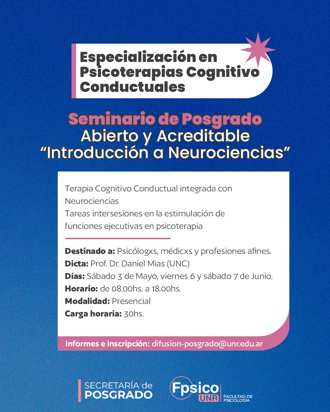 Seminario “Introducción a la Neouriciencias”