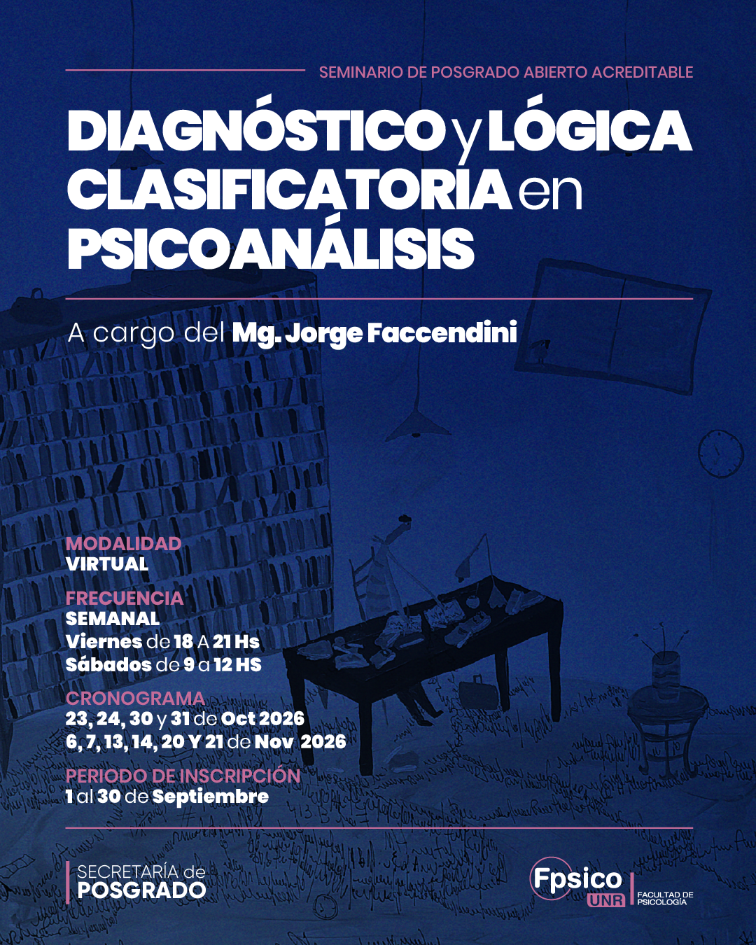 Seminario: Diagnóstico y lógica clasificatoria en psicoanálisis 